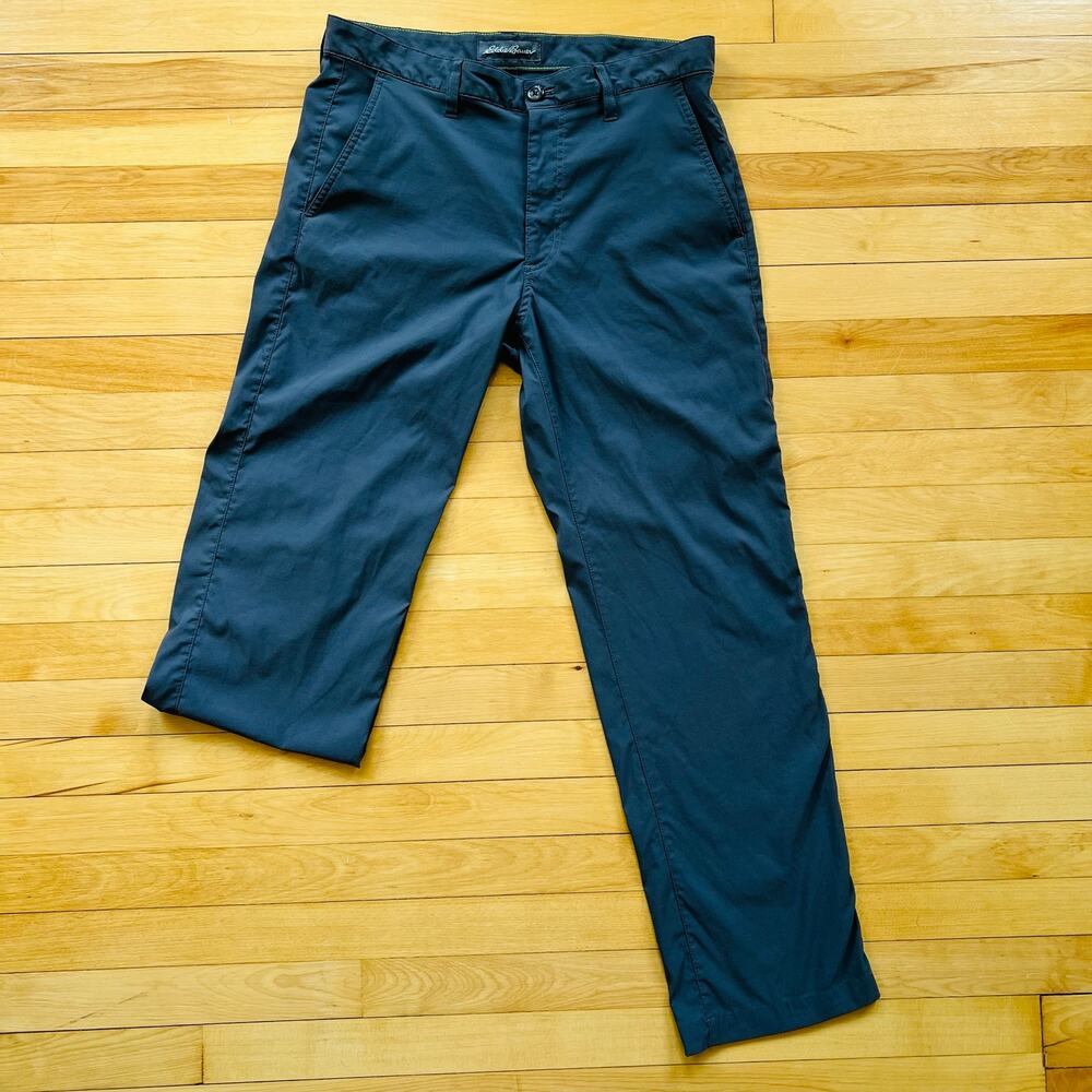 Eddie Bauer Activewear Pants Mens Size 32x30 Black or Gray? Outdoor Hiking